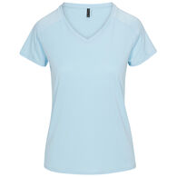 North River Women's Active Jersey V-Neck Short-Sleeve Shirt