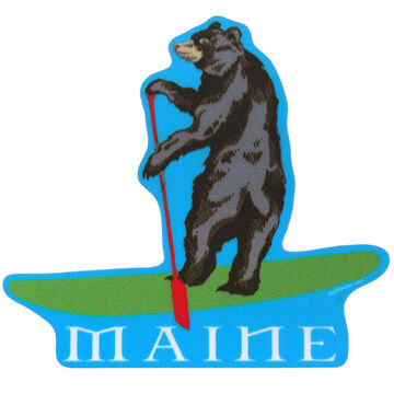 Blue 84 Paddleboard Bear Maine Sticker