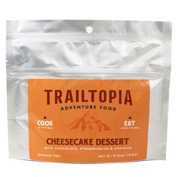 Trailtopia Chocolate Strawberry Cheesecake Dessert - 2 Servings