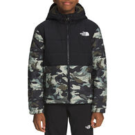 The North Face Boy's Printed Reversible Mount Chimbo Full-Zip Hooded Jacket