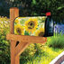 MailWraps Gathering Sunflowers Magnetic Mailbox Cover