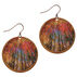 Illustrated Lights Womens DC Designs Round Earring