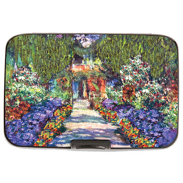 Fig Design Womens Monarque Monet Garden at Giverny RFID Wallet