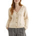 Tribal Womens Cardigan Sweater with Faux Horn Buttons