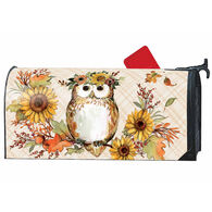 MailWraps Autumn Owl Magnetic Mailbox Cover