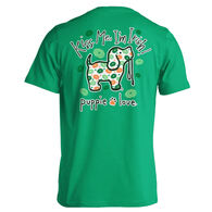 Puppie Love Women's Kiss Me I'm Irish Pup Short-Sleeve T-Shirt