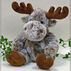 Wishpets Stuffed Sitting Frosty Softy Moose