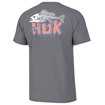 Huk Mens Bass Bones Short-Sleeve T-Shirt