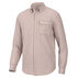 Huk Mens Tide Point Break Minicheck Long-Sleeve Shirt