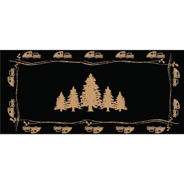 Wilcor Reversible Camper Car / Trees 8 x 20 Ground Mat