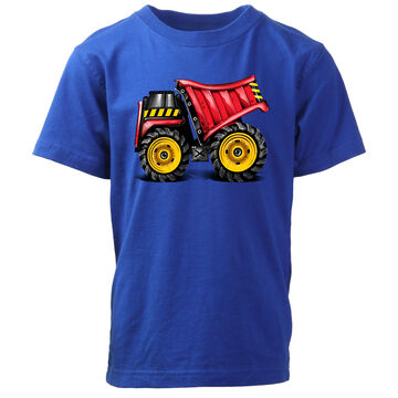 Wes and Willy Toddler Boys Dump Truck Short-Sleeve Shirt