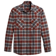 Pendleton Men's Wyatt Snap-Front Cotton Long-Sleeve Shirt