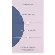 Lucky Feather Women's Sun to My Cloud Friendship Bracelet