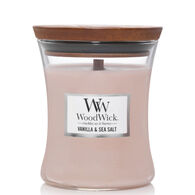 Yankee Candle WoodWick Medium Hourglass Candle - Vanilla & Sea Salt