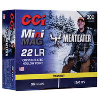 CCI MeatEater Series Mini-Mag 22 LR 36 Grain HP Rimfire Ammo (300)