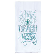 Kay Dee Designs Beachcomber Beach Therapy Embroidered Flour Sack Towel
