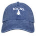 Soft As A Grape Womens Maine Pine Tree Baseball Cap