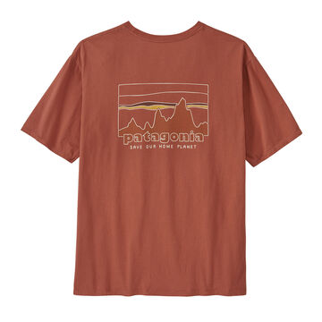 Patagonia Mens 73 Skyline Organic Short-Sleeve T-Shirt
