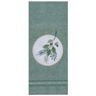Kay Dee Designs Evergreen Wishes Embroidered Tea Towel
