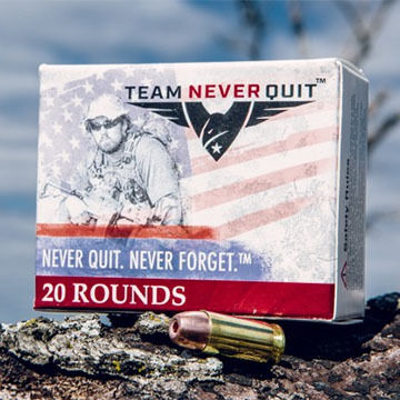 Team Never Quit 40 S&W 125 Grain Frangible HP Reduced Ricochet Handgun Ammo (20)