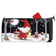 MailWraps Forest Night Gnomes Magnetic Mailbox Cover