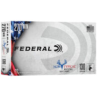 Federal Non-Typical 270 Winchester 130 Grain Soft Point Rifle Ammo (20)