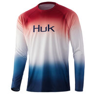 Huk Men's Flare Fade Pursuit Long-Sleeve T-Shirt