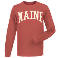 Cape Cod Textile Men's Maine Arch Design Long-Sleeve T-Shirt