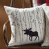 Park Designs Moose And Birch Tree Pillow