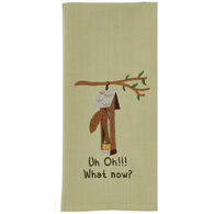 Park Designs Uh-Oh Embroidered Dish Towel