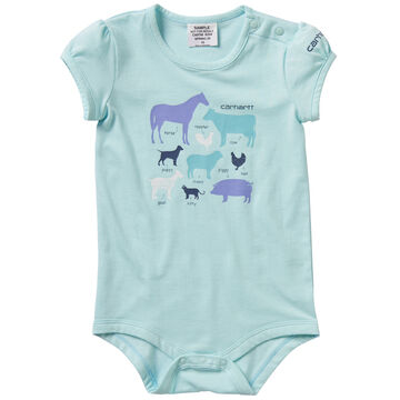 Carhartt Infant Girls Graphic Short-Sleeve Bodyshirt