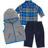 Carhartt Infant/Toddler Boys Flannel Gift Set, 3pc