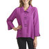 Habitat Womens Solid Color Piano Button Long-Sleeve Shirt