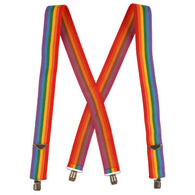 Jackster Men's Rainbow Stripe Suspenders