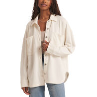 Z Supply Women's All Day Knit Cotton French Terry Jacket