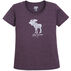 Lakeshirts Womens Blue 84 Portland Moose Maine Short-Sleeve T-Shirt