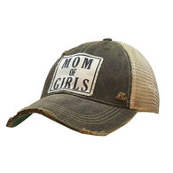 Vintage Life Women's Mom of Girls Distressed Trucker Hat