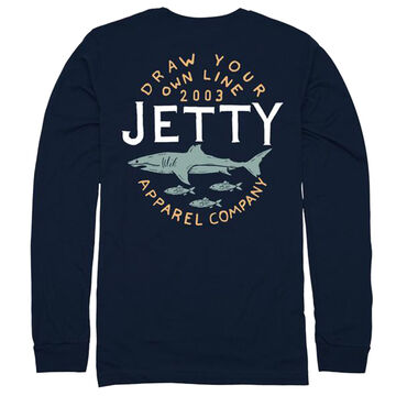 Jetty Life Mens Chomped LST Long-Sleeve Shirt