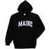 A.M. Mens Heavyweight Maine Arch Design Long-Sleeve Hooded Sweatshirt