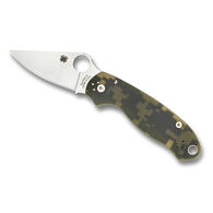 Spyderco Para 3 G-10 Digital Camo PlainEdge Folding Knife