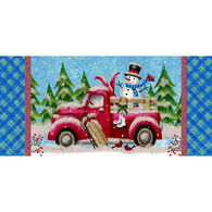 LPG Greetings Winter Truck and Snowman Boxed Christmas Cards