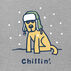 Life is Good Mens Chillin Rocket Vintage Crusher Long-Sleeve T-Shirt