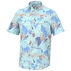 Huk Mens Moon Kona Radical Botanical Print Button-Down Short-Sleeve Shirt