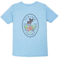 Lakeshirts Youth Blue 84 Fancier Moose Short-Sleeve T-Shirt
