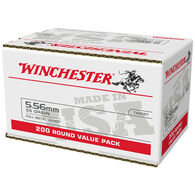 Winchester USA 5.56mm 55 Grain FMJ Rifle Ammo (200)