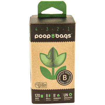 The Original Poop Bags Countdown Roll Biobased Pet Waste Bag (120)