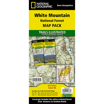 National Geographic Trails Illustrated White Mountains Trail Map Pack