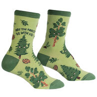 Sock It To Me Women's May the Forest Be With You Crew Sock