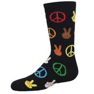 Socksmith Design Peace Everybody Sock