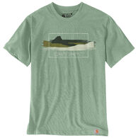 Carhartt Men's Relaxed Fit Heavyweight Mountain Graphic Short-Sleeve T-Shirt